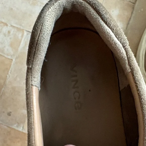 VINCE Brown Suede Sneakers - Picture 2 of 3
